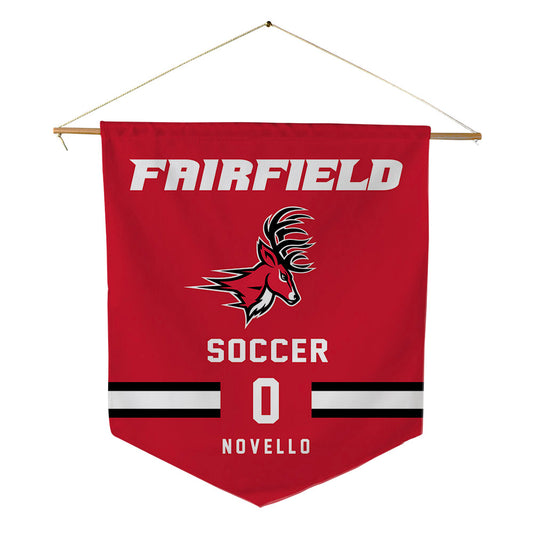 Fairfield - NCAA Men's Soccer : Anthony Novello - Pennant - 18" x 21"-0
