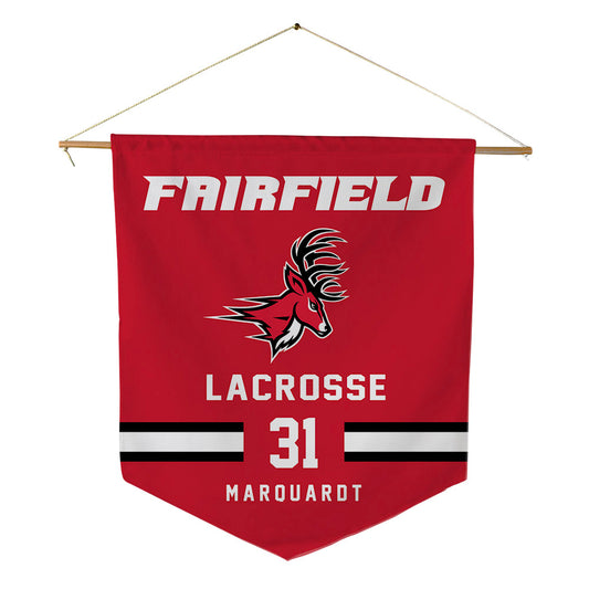 Fairfield - NCAA Women's Lacrosse : Anna Marquardt - Pennant - 18" x 21"-0