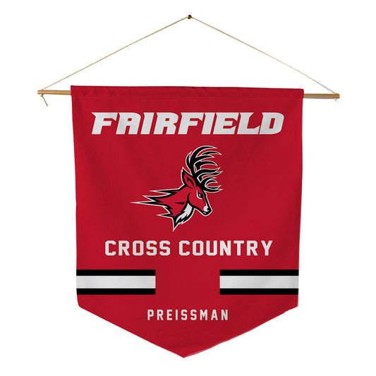 Fairfield - NCAA Women's Cross Country : Emma Preissman - Pennant - 18" x 21"-0