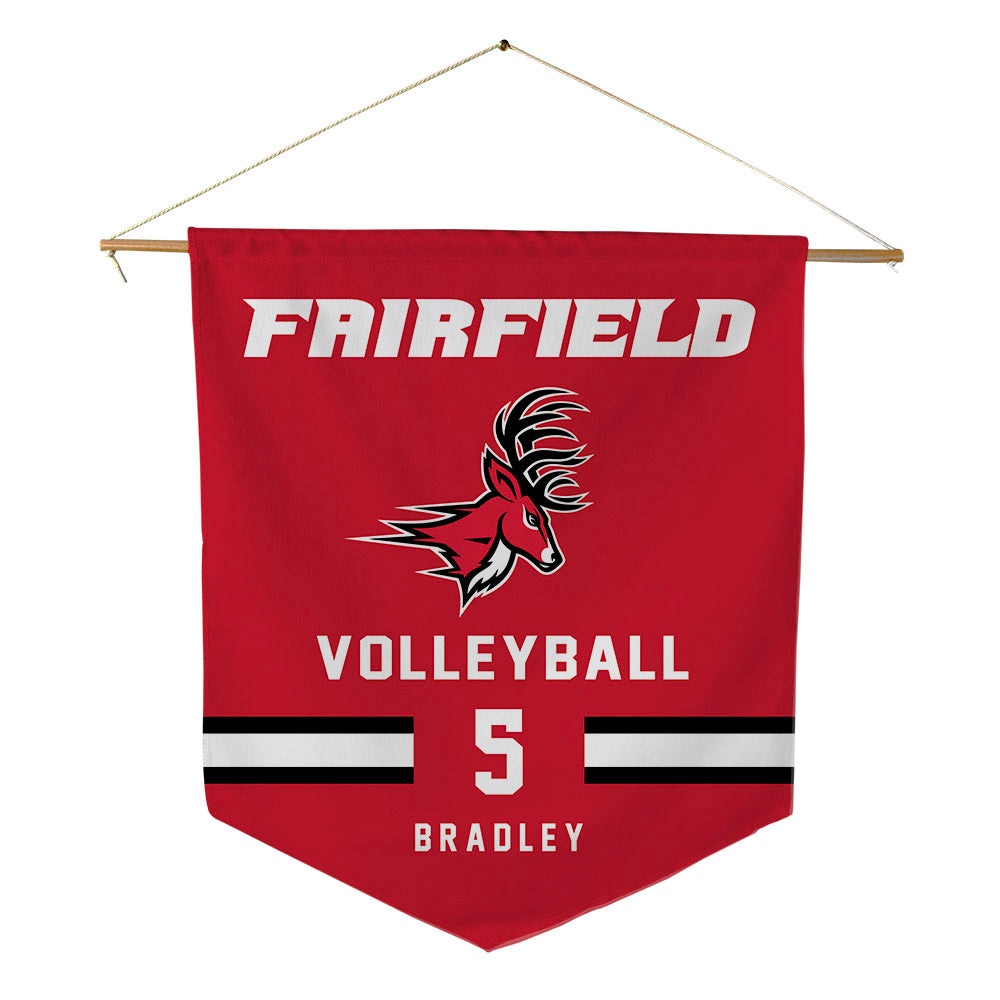 Fairfield - NCAA Women's Volleyball : Mary Kate Bradley - Pennant - 18" x 21"-0