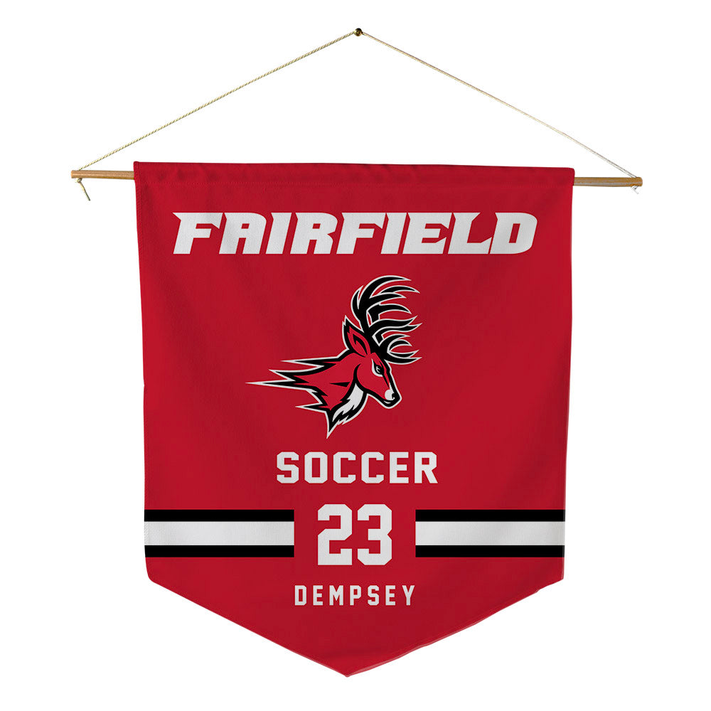 Fairfield - NCAA Women's Soccer : Bridget Dempsey - Pennant - 18" x 21"-0