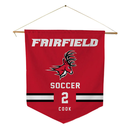 Fairfield - NCAA Women's Soccer : Emilie Cook - Pennant - 18" x 21"-0