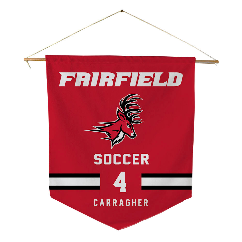Fairfield - NCAA Women's Soccer : Meghan Carragher - Pennant - 18" x 21"-0