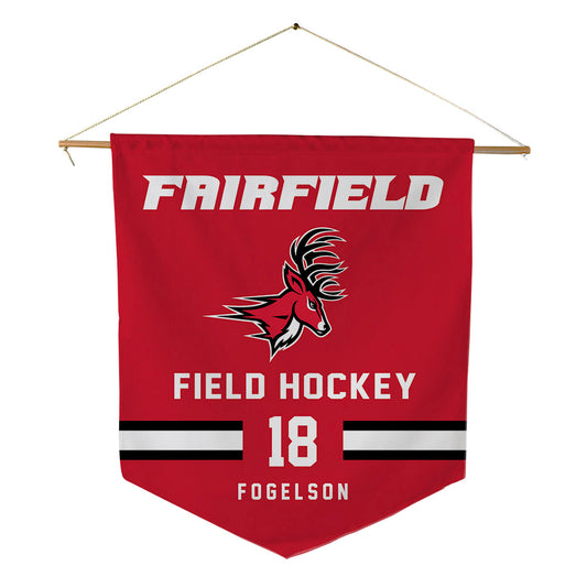 Fairfield - NCAA Women's Field Hockey : Kaelyn Fogelson - Pennant - 18" x 21"-0