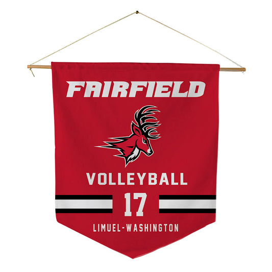 Fairfield - NCAA Women's Volleyball : Keyaira Limuel-Washington - Pennant - 18" x 21"-0