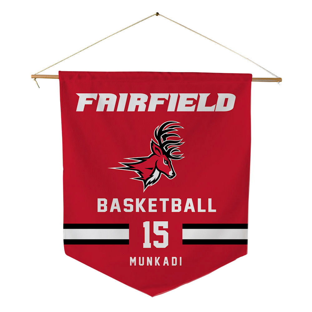 Fairfield - NCAA Men's Basketball : Isaac Munkadi - Pennant - 18" x 21"-0