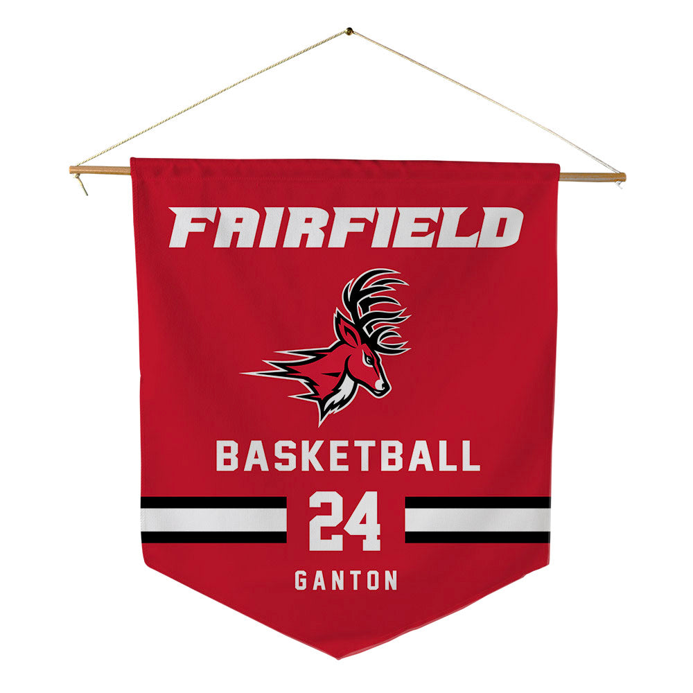 Fairfield - NCAA Men's Basketball : Joe Ganton - Pennant - 18" x 21"-0