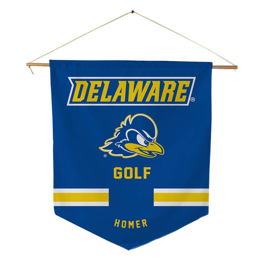 Delaware - NCAA Men's Golf : Jeffrey Homer - Pennant - 18" x 21"-0