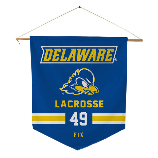 Delaware - NCAA Men's Lacrosse : Franky Fix - Pennant - 18" x 21"-0
