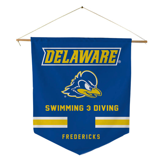 Delaware - NCAA Women's Swimming & Diving : Sophie Fredericks - Pennant - 18" x 21"-0