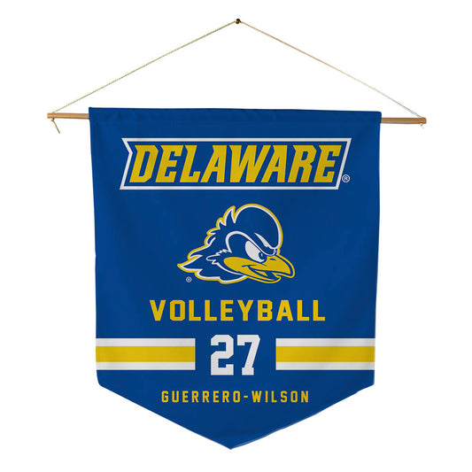 Delaware - NCAA Women's Volleyball : Sofia Guerrero-Wilson - Pennant - 18" x 21"-0
