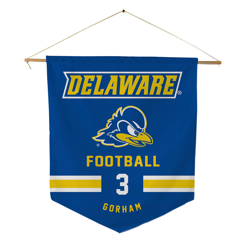 Delaware - NCAA Football : Brandon Gorham - Pennant - 18" x 21"-0