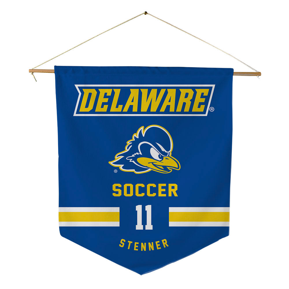 Delaware - NCAA Men's Soccer : Marius Stenner - Pennant - 18" x 21"-0