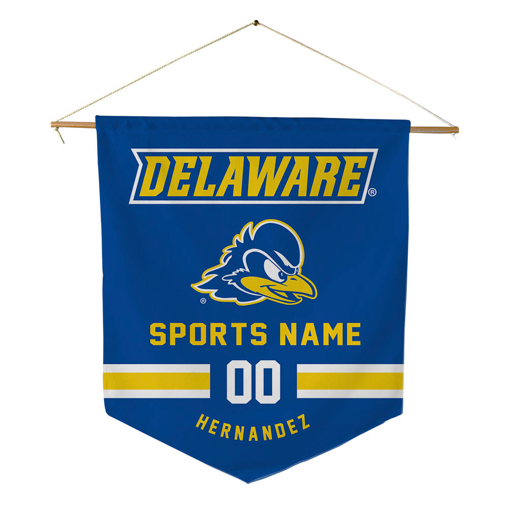 Delaware - NCAA Football : Yamdry Hernandez - Pennant - 18" x 21"-0
