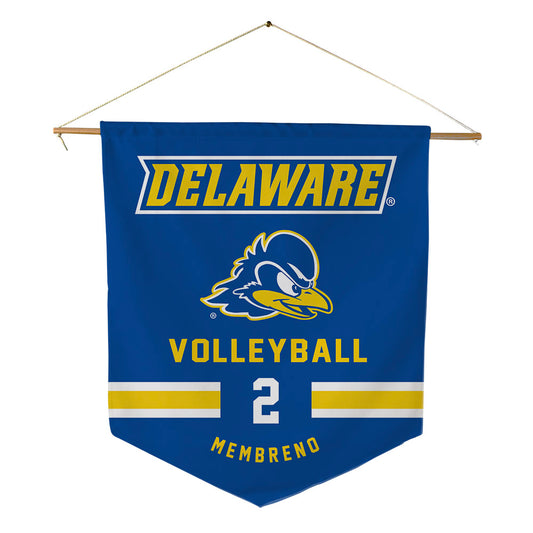 Delaware - NCAA Women's Volleyball : Kristyn Membreno - Pennant - 18" x 21"-0