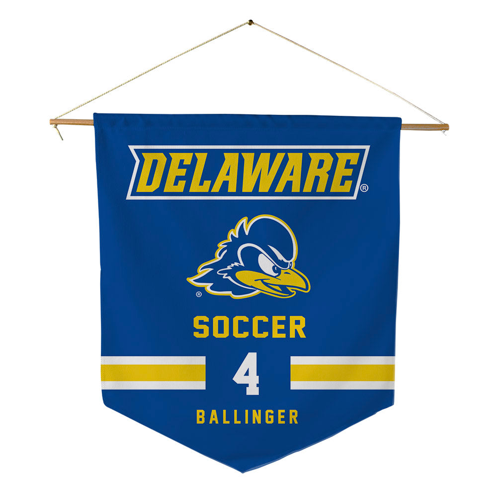 Delaware - NCAA Women's Soccer : Claire Ballinger - Pennant - 18" x 21"-0