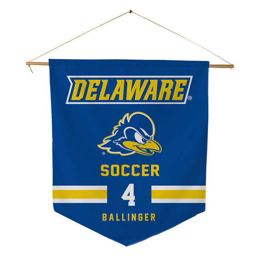 Delaware - NCAA Women's Soccer : Claire Ballinger - Pennant - 18" x 21"-0