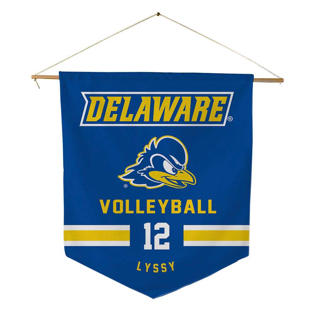 Delaware - NCAA Women's Volleyball : Aubrey Lyssy - Pennant - 18" x 21"-0