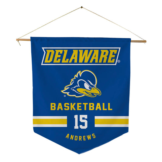 Delaware - NCAA Women's Basketball : Ava Andrews - Pennant - 18" x 21"-0