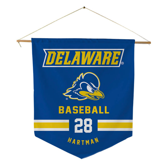 Delaware - NCAA Baseball : Tim Hartman - Pennant - 18" x 21"-0