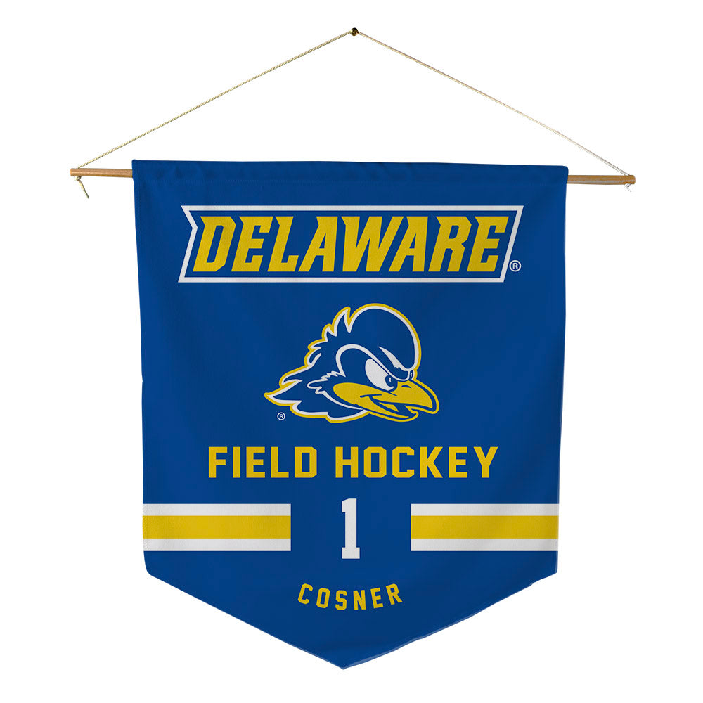 Delaware - NCAA Women's Field Hockey : lily cosner - Pennant - 18" x 21"-0