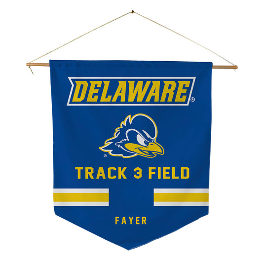 Delaware - NCAA Women's Track & Field : Riley Fayer - Pennant - 18" x 21"-0
