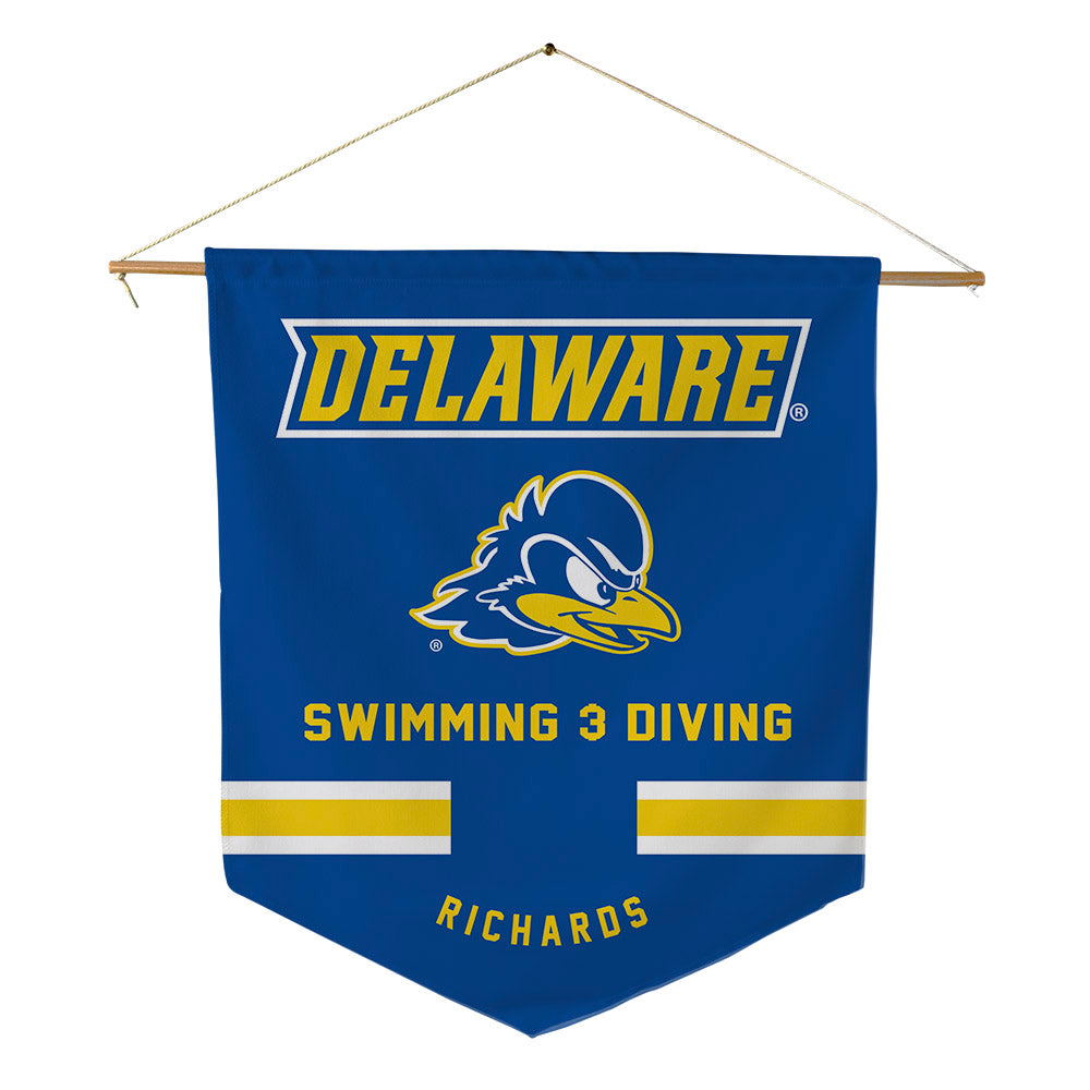 Delaware - NCAA Women's Swimming & Diving : Erin Richards - Pennant - 18" x 21"-0