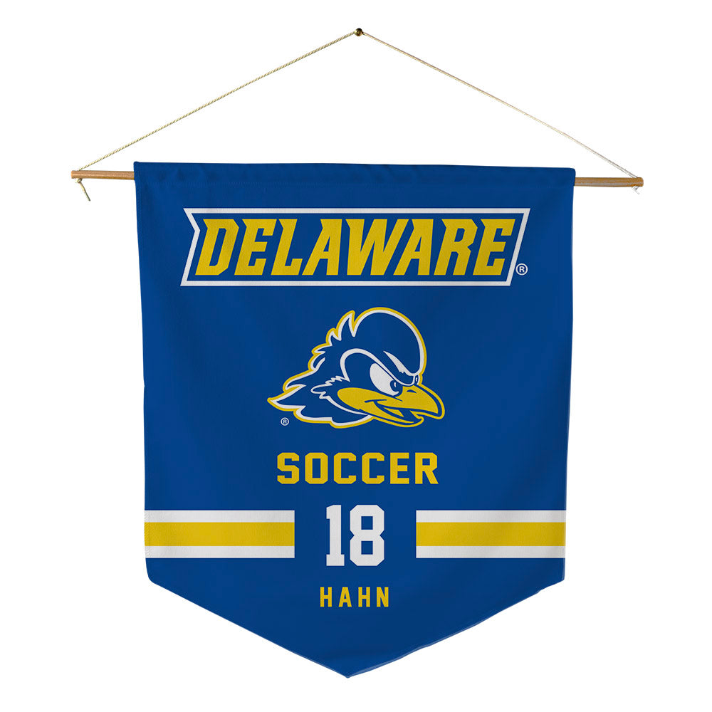 Delaware - NCAA Women's Soccer : Julia Hahn - Pennant - 18" x 21"-0