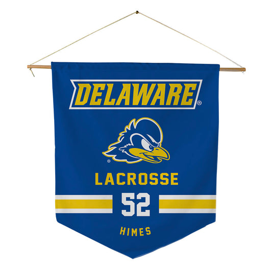 Delaware - NCAA Men's Lacrosse : Aidan Himes - Pennant - 18" x 21"-0