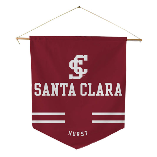 SCU - NCAA Women's Rowing : Ingrid Hurst - Pennant - 18" x 21"-0