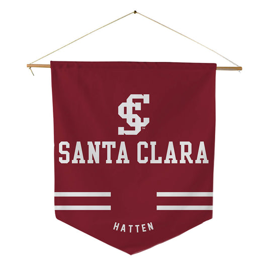 SCU - NCAA Men's Soccer : Kai Hatten - Pennant - 18" x 21"-0