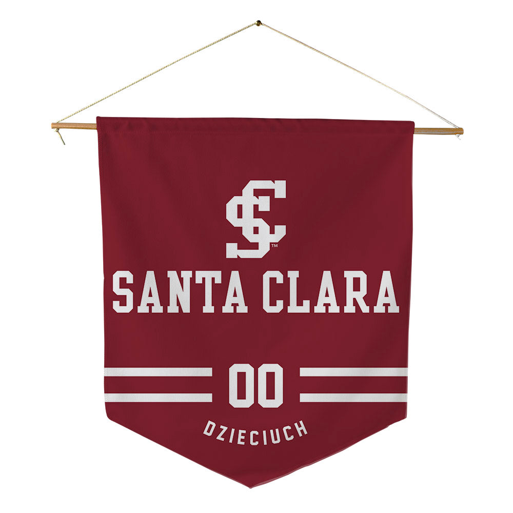 SCU - NCAA Women's Volleyball : Allison Dzieciuch - Pennant - 18" x 21"-0
