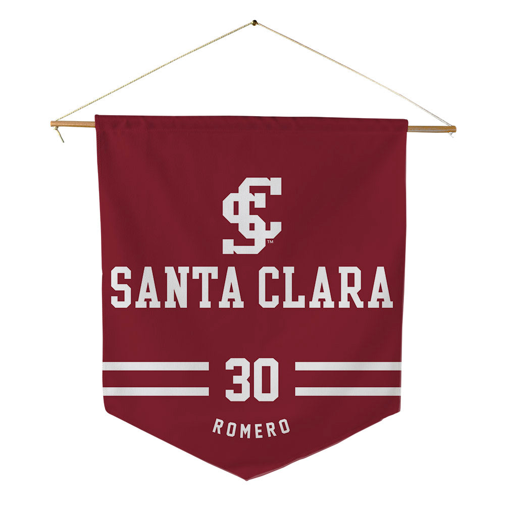 SCU - NCAA Softball : Ella Romero - Pennant - 18" x 21"-0