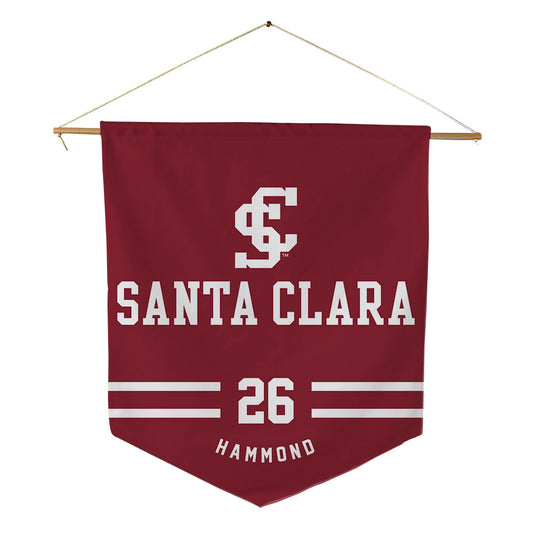 SCU - NCAA Men's Water Polo : Reece Hammond - Pennant - 18" x 21"-0