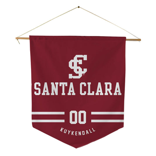SCU - NCAA Men's Basketball : Brayde Kuykendall - Pennant - 18" x 21"-0