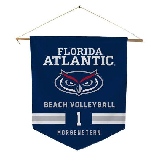 FAU - NCAA Beach Volleyball : Denisse Morgenstern - Pennant - 18" x 21"-0