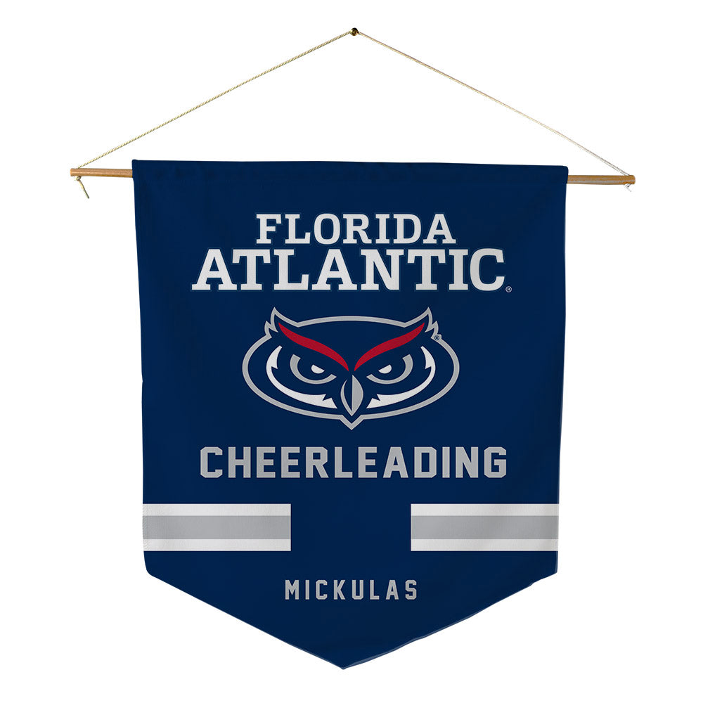 FAU - NCAA Cheerleading : Emily Mickulas - Pennant - 18" x 21"-0