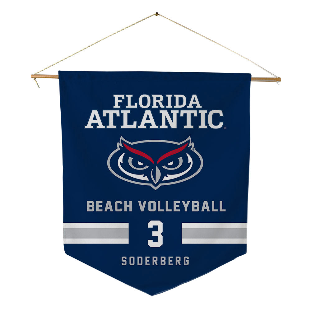 FAU - NCAA Beach Volleyball : Sophia Soderberg - Pennant - 18" x 21"-0