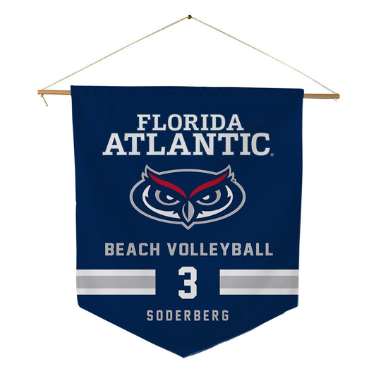 FAU - NCAA Beach Volleyball : Sophia Soderberg - Pennant - 18" x 21"-0