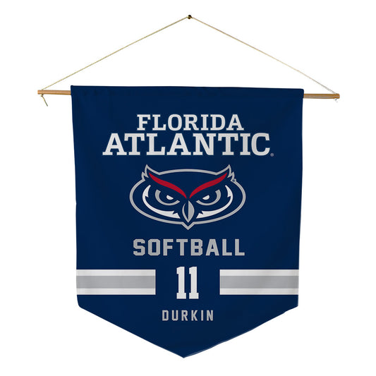 FAU - NCAA Softball : Ashlynn Durkin - Pennant - 18" x 21"-0