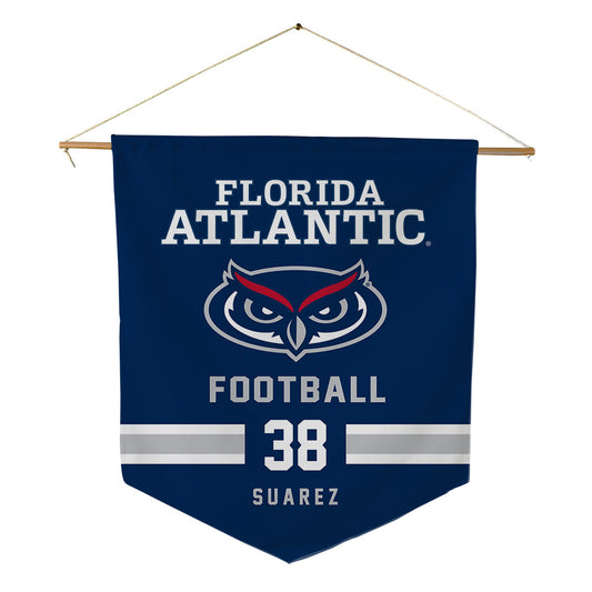 FAU - NCAA Football : Morgan Suarez - Pennant - 18" x 21"-0