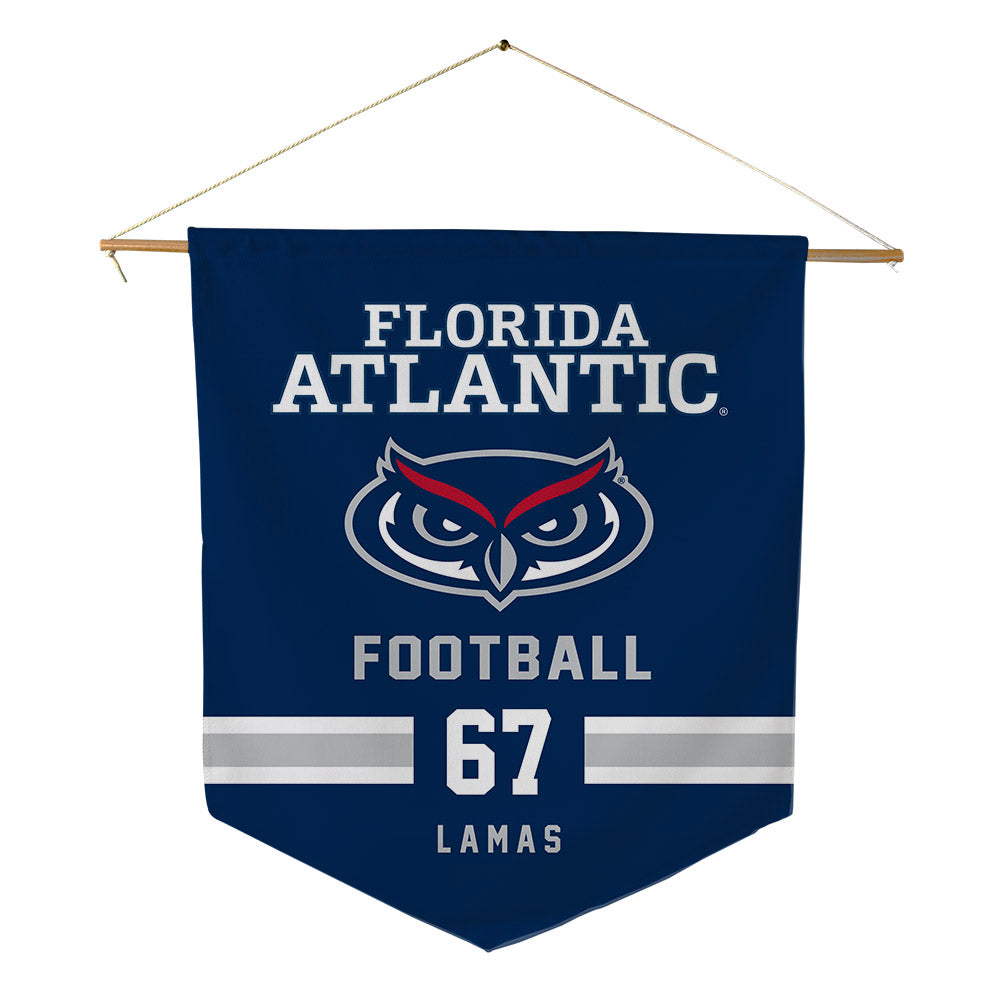 FAU - NCAA Football : Andre Lamas - Pennant - 18" x 21"-0