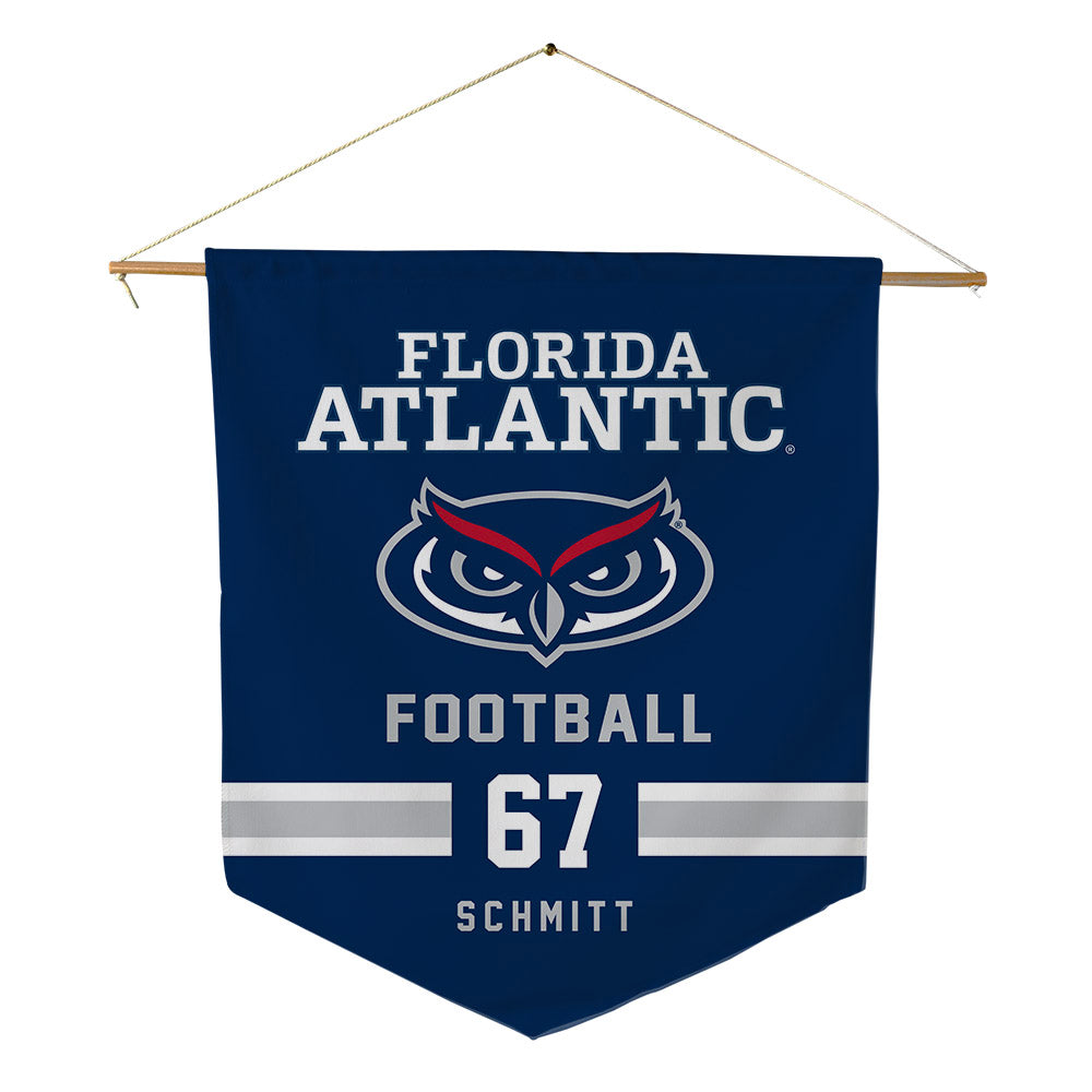 FAU - NCAA Football : Alejandro Schmitt - Pennant - 18" x 21"-0