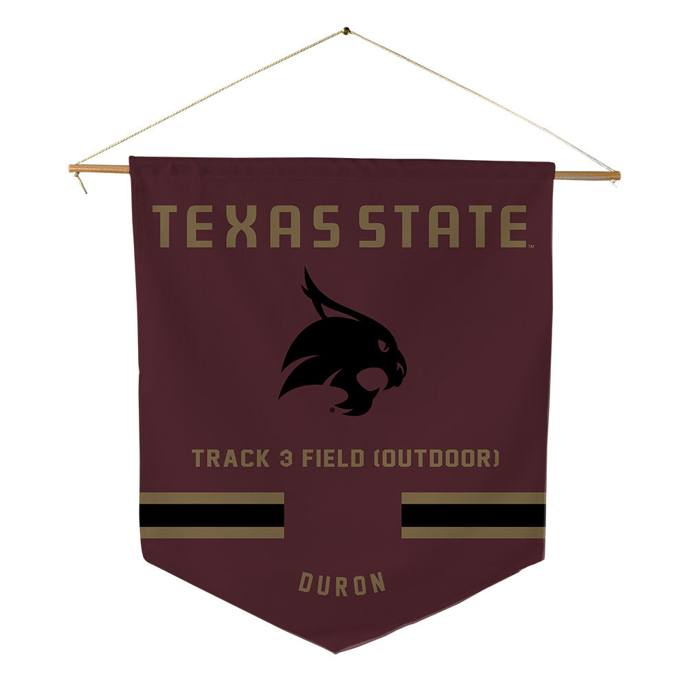 Texas State - NCAA Women's Track & Field : Melanie Duron - Pennant - 18" x 21"-0