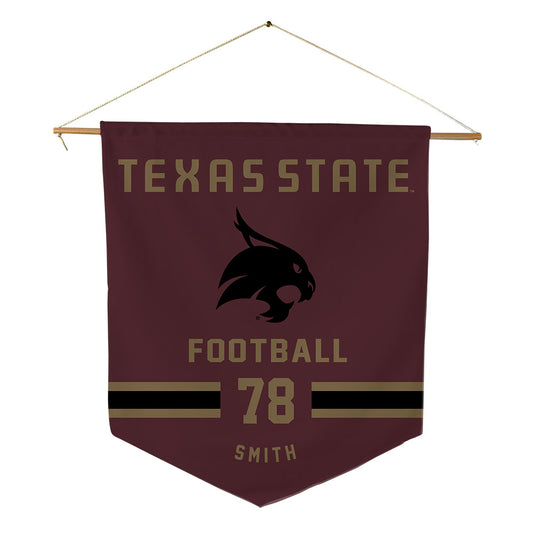 Texas State - NCAA Football : Amari Smith - Pennant - 18" x 21"-0