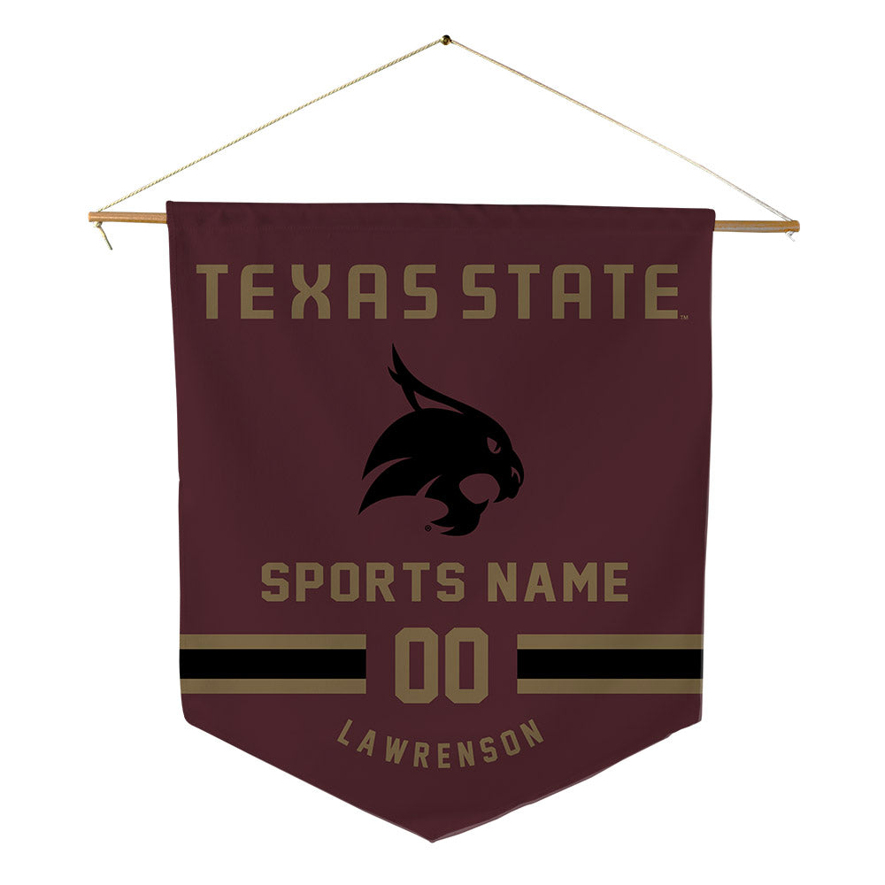 Texas State - NCAA Women's Track & Field : Brooklyn Lawrenson - Pennant - 18" x 21"-0