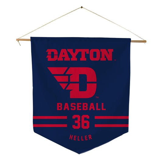 Dayton - NCAA Baseball : James Heller - Pennant - 18" x 21"-0