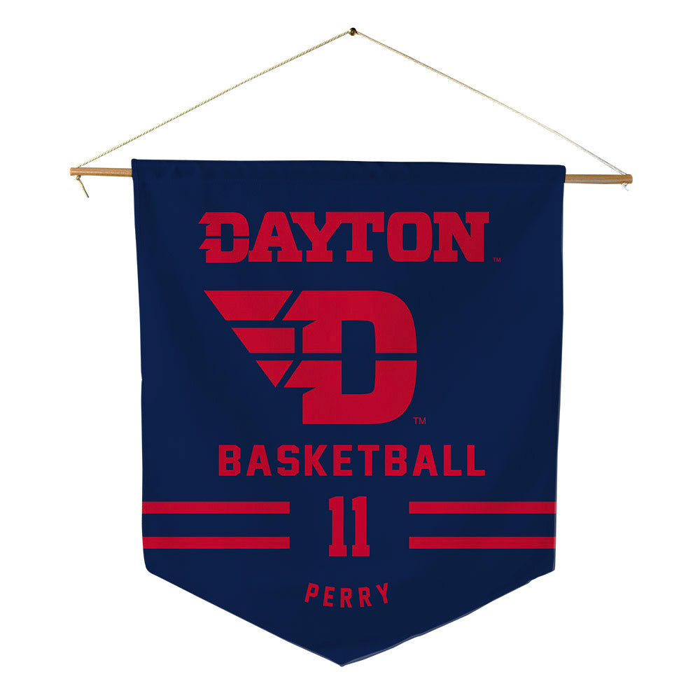 Dayton - NCAA Men's Basketball : Travis Perry - Pennant - 18" x 21"-0