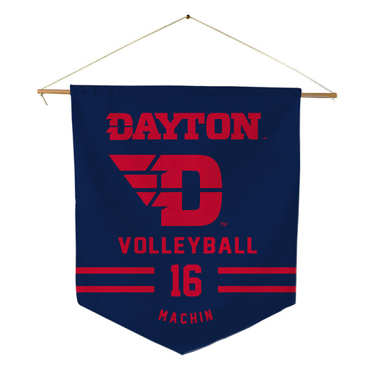 Dayton - NCAA Women's Volleyball : Gabriela Machin - Pennant - 18" x 21"-0