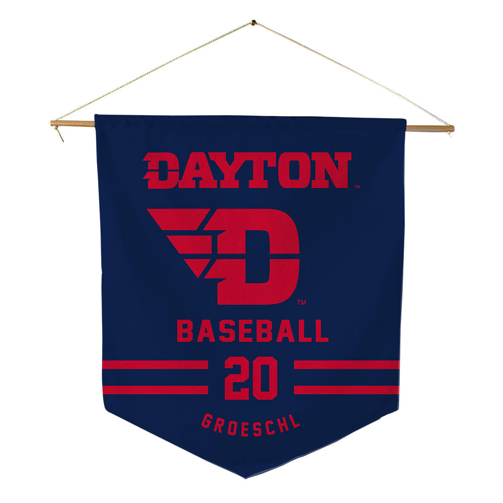 Dayton - NCAA Baseball : Ben Groeschl - Pennant - 18" x 21"-0